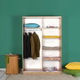 Hanah Home Armario Sonomo con Puerta Corredera de Espejo